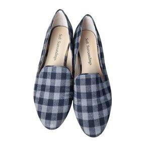 Soft Surroundings Sylvia Plaid Loafers